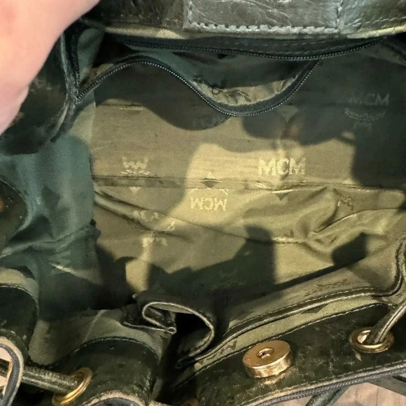 MCM BUCKET BAG LEATHER MEDIUM - Picture 8 of 14